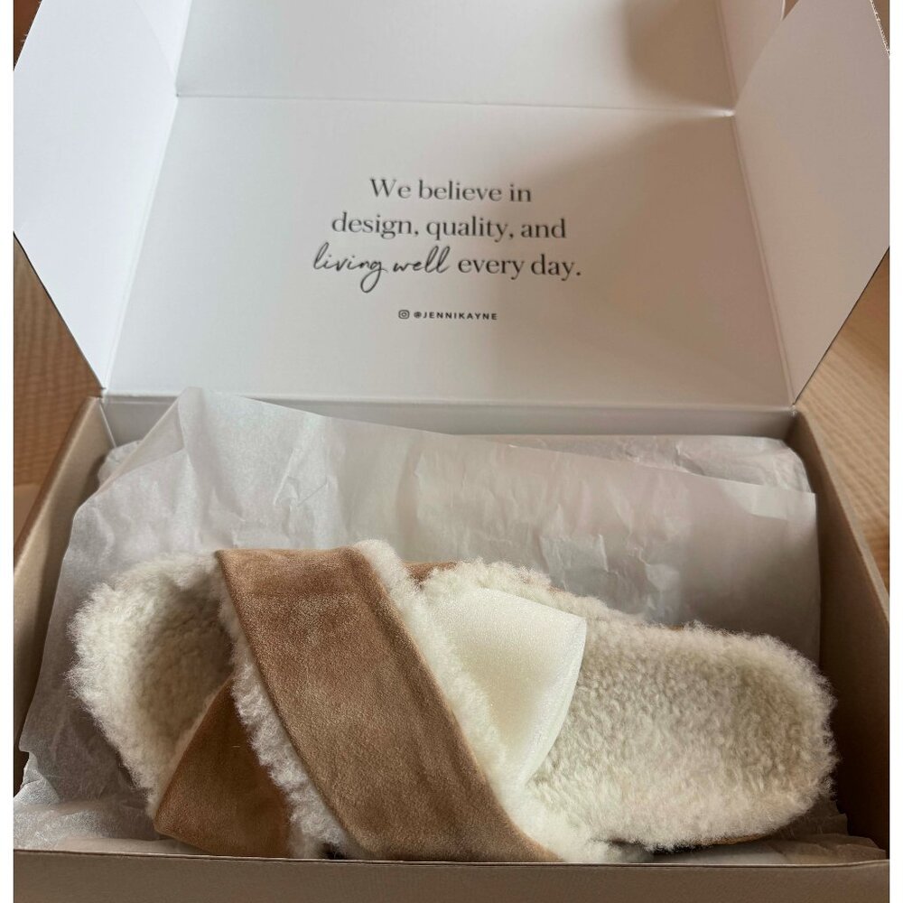 Jenni Kayne Sherling-Lined Crossover Sandel